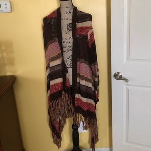 Multi Color Fall Cardigan XL